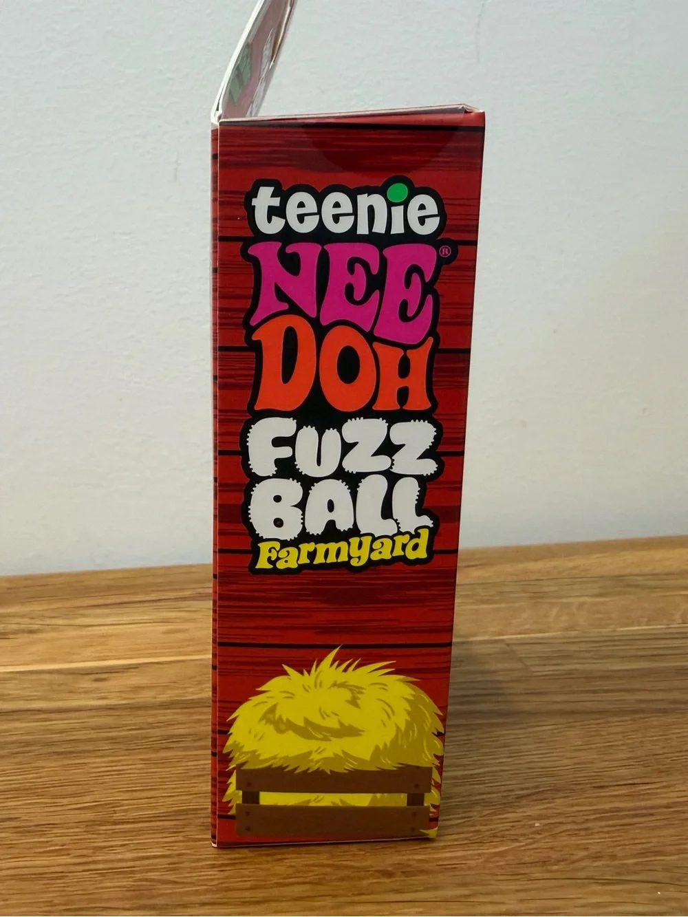 Teenie NeeDoh Fuzz Ball Farmyard - Pink, Green, Orange, Yellow